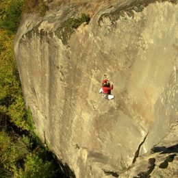 Alpinismo e arrampicata nel Grès d'Annot ©Lionel