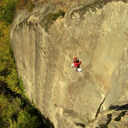 Alpinismo e arrampicata nel Grès d'Annot ©Lionel