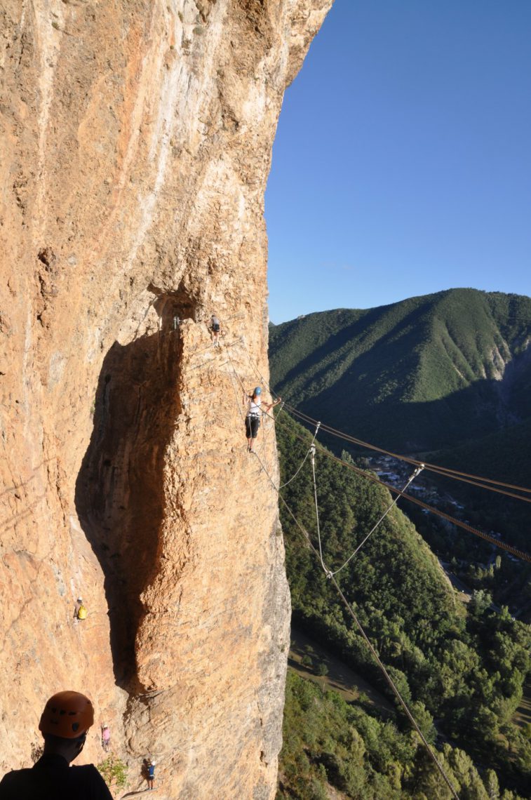 Via Ferrata del Rocher de Neuf heures in Digne-les-Bains