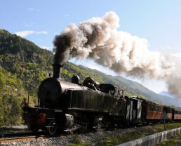 Train des Pignes à vapeur © GECP Accesso e trasporti