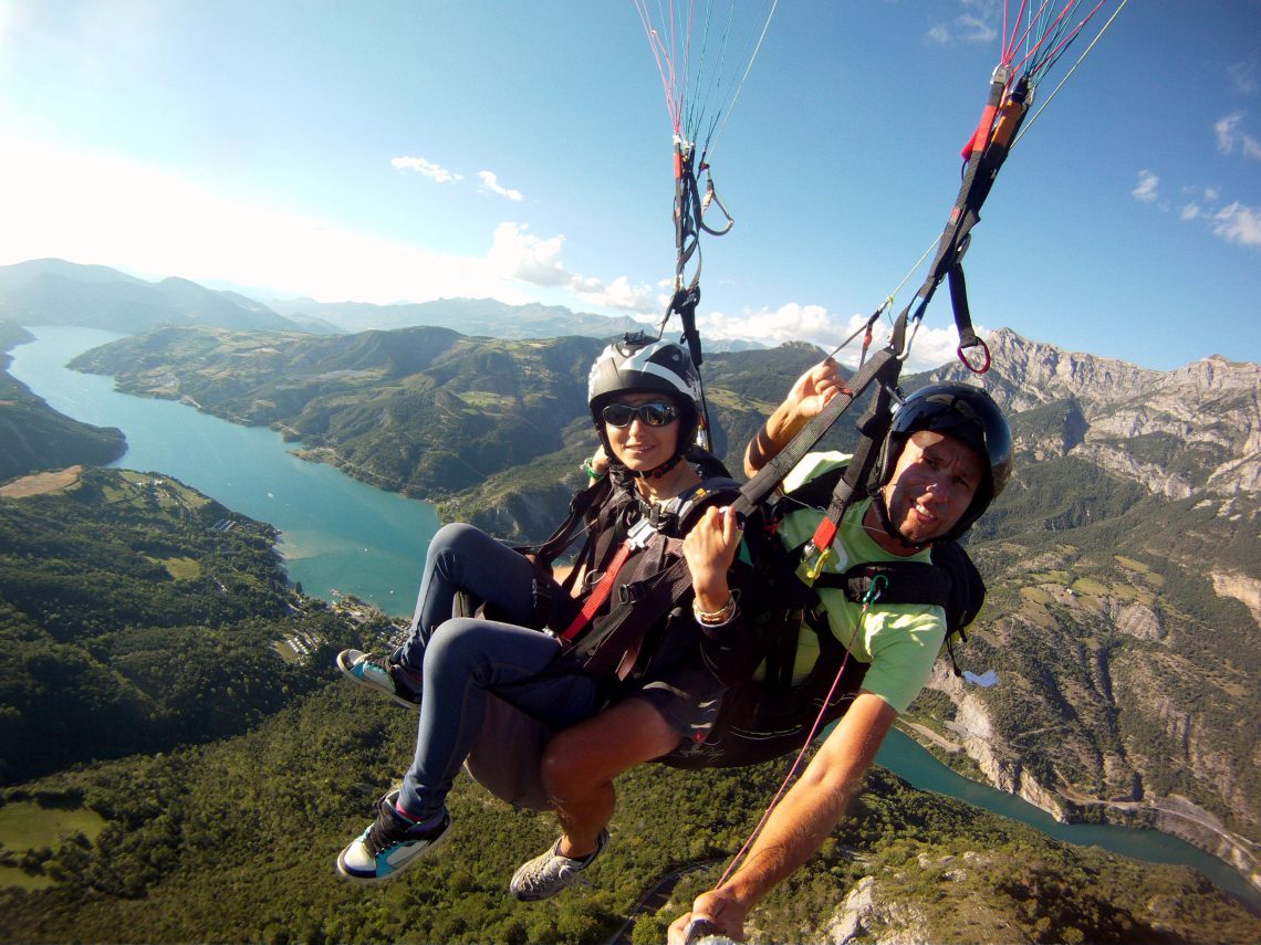 Saint-Vincent-les-Forts è uno spot per il parapendio. ©Glide Parapente