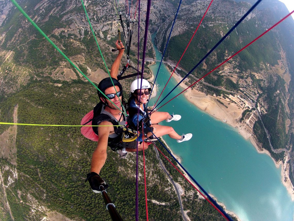 In parapendio nelle Verdon ©Roc n Vol