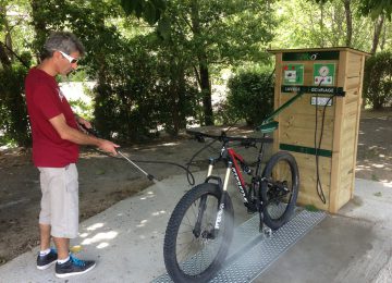 Stazioni di servizio per biciclette e mountain-bike