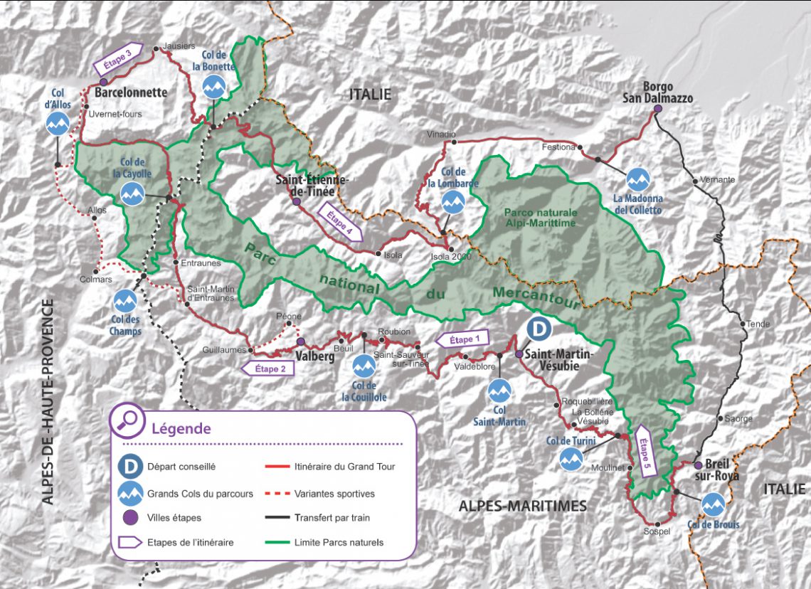 Grande Tour in bicicletta Alpi Marittime / Mercantour