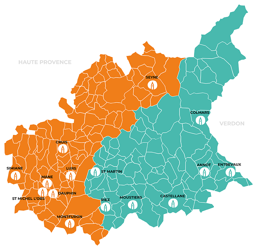 Paesi e città di carattere Alpes de Haute Provence